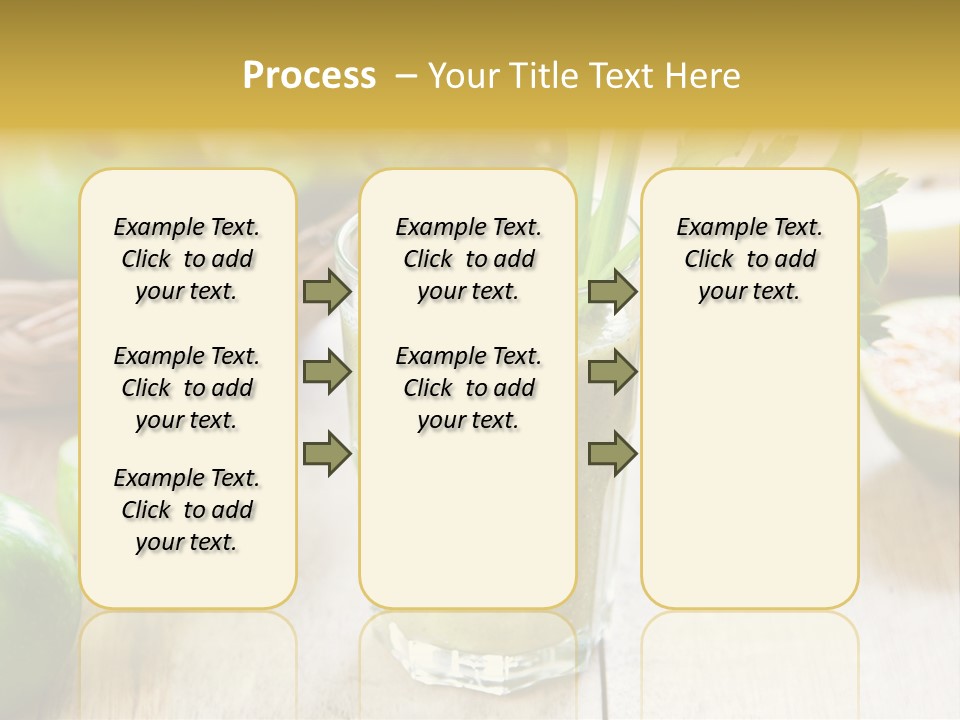Smoothie Vitamin Orange PowerPoint Template