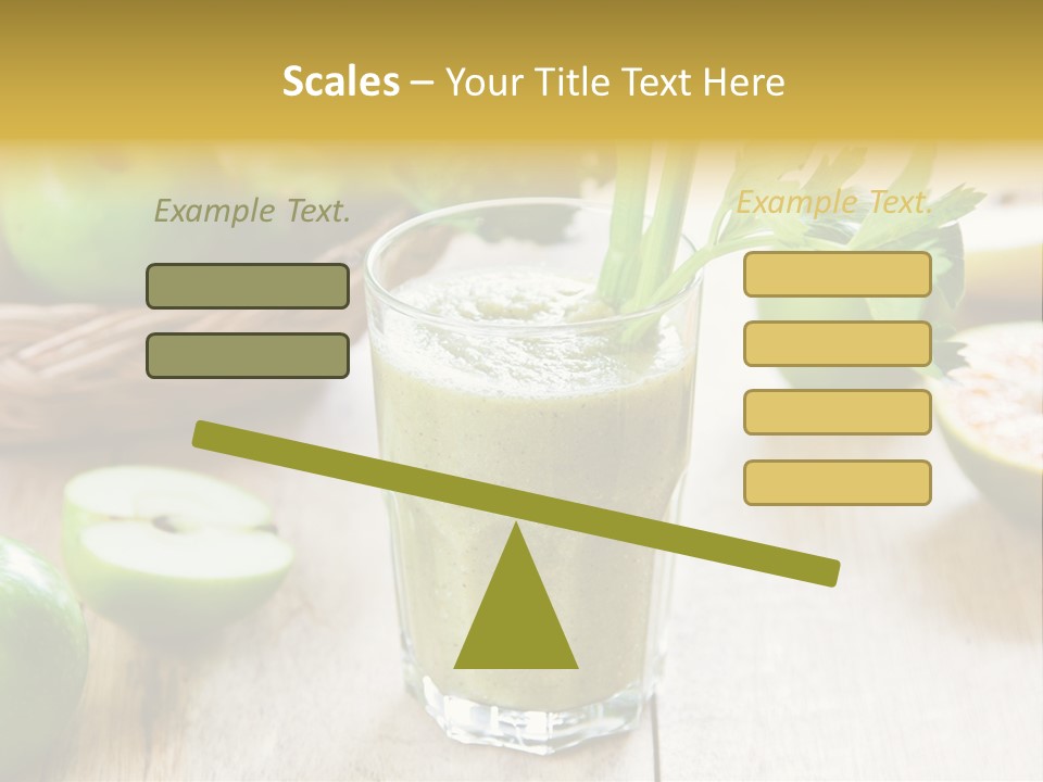 Smoothie Vitamin Orange PowerPoint Template