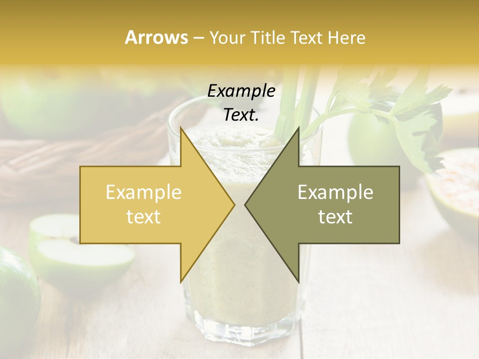 Smoothie Vitamin Orange PowerPoint Template