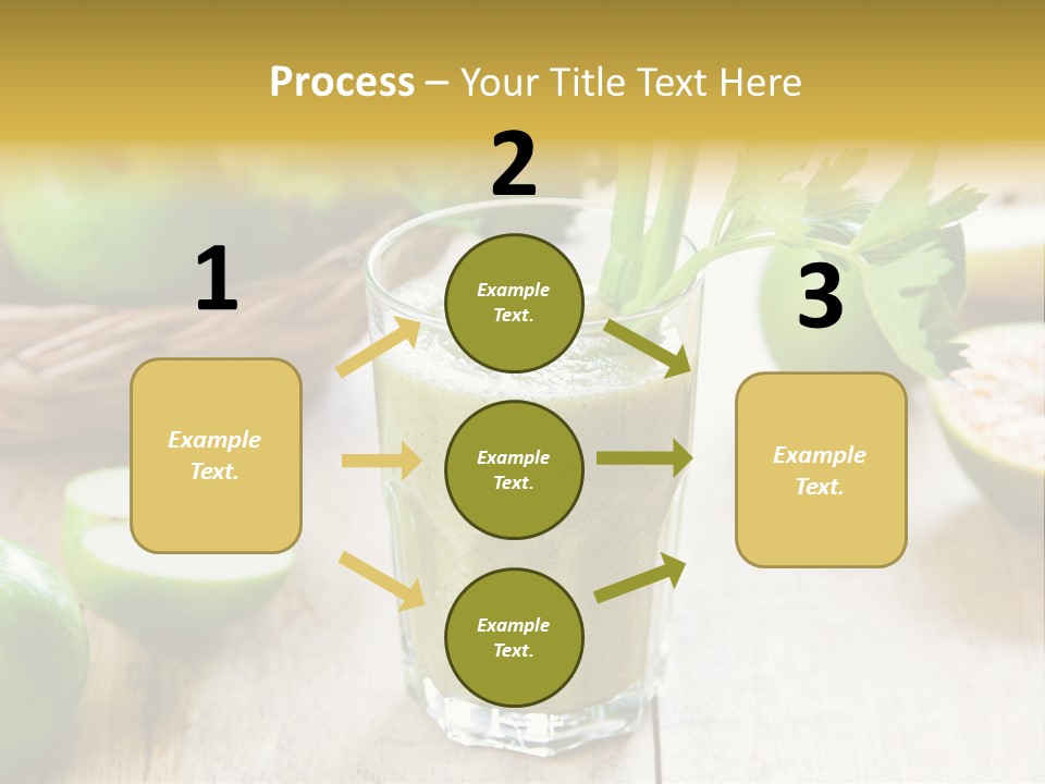 Smoothie Vitamin Orange PowerPoint Template