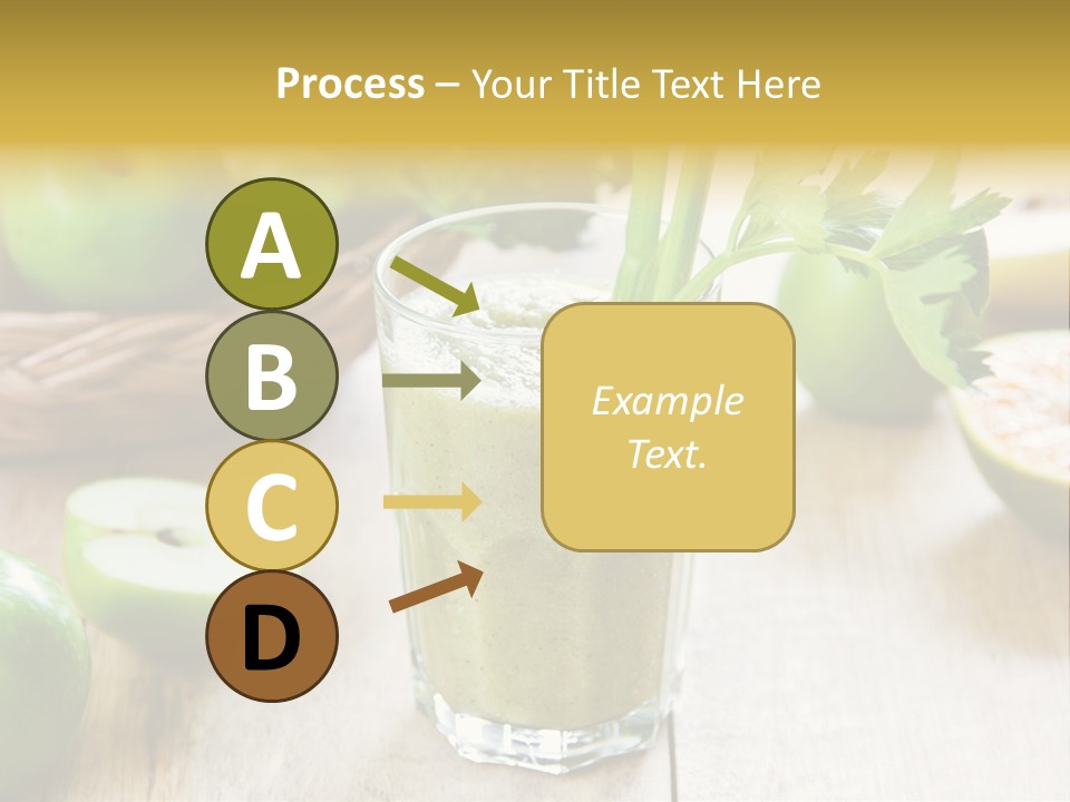 Smoothie Vitamin Orange PowerPoint Template