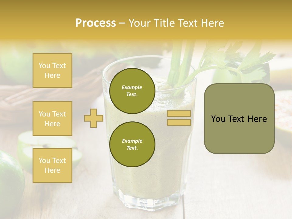 Smoothie Vitamin Orange PowerPoint Template