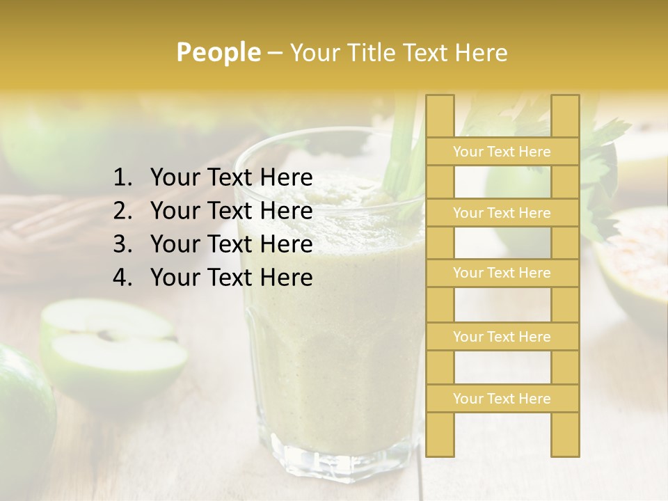 Smoothie Vitamin Orange PowerPoint Template