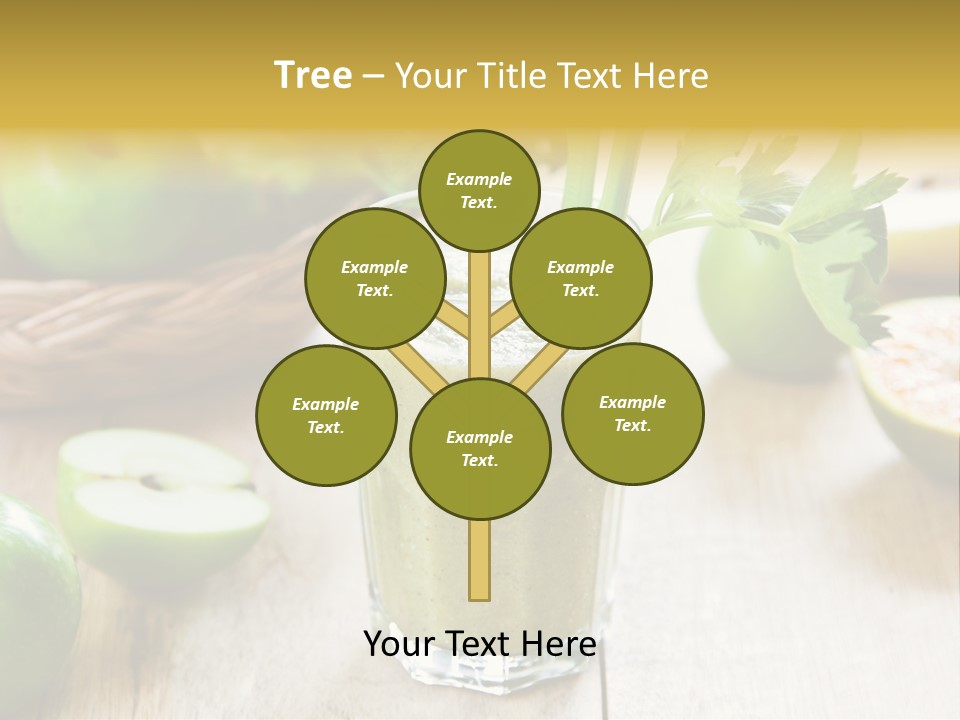 Smoothie Vitamin Orange PowerPoint Template