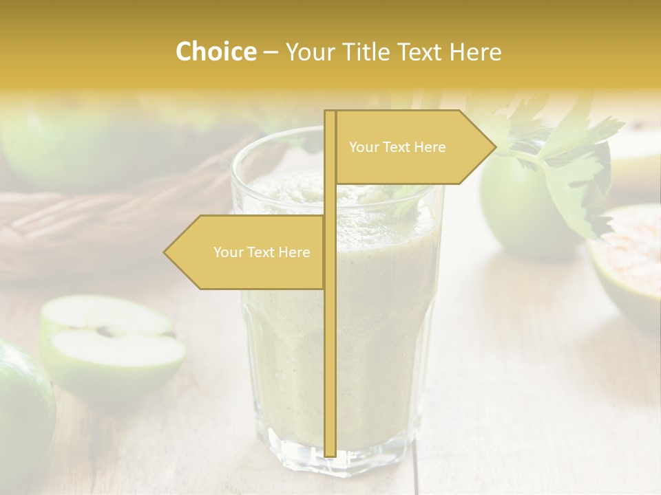 Smoothie Vitamin Orange PowerPoint Template