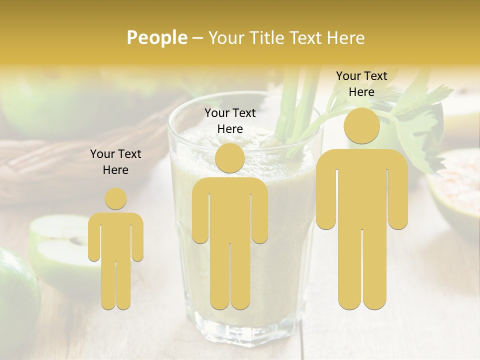 Smoothie Vitamin Orange PowerPoint Template