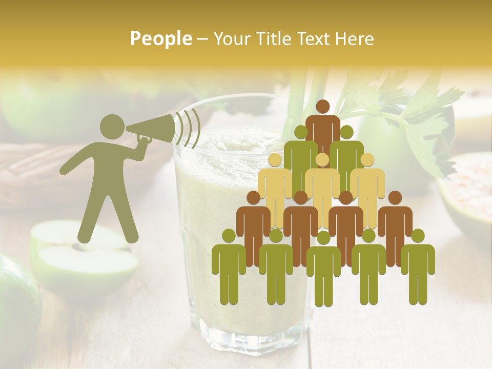 Smoothie Vitamin Orange PowerPoint Template