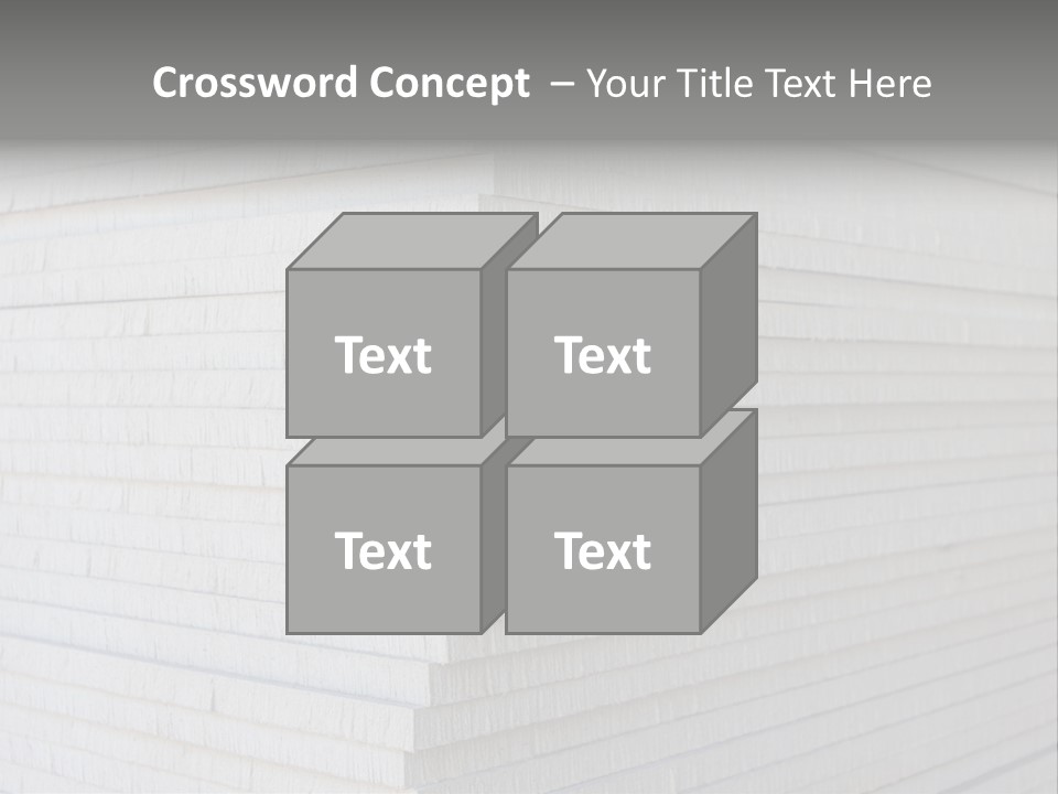Dry Plaster Crack PowerPoint Template