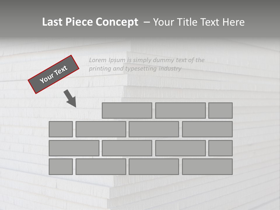Dry Plaster Crack PowerPoint Template
