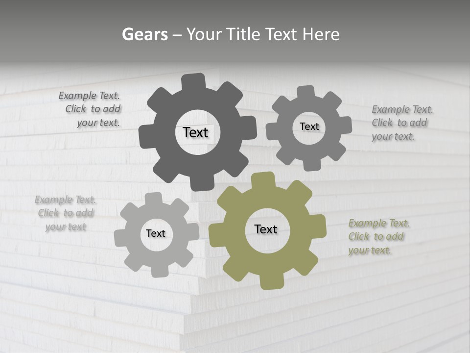 Dry Plaster Crack PowerPoint Template