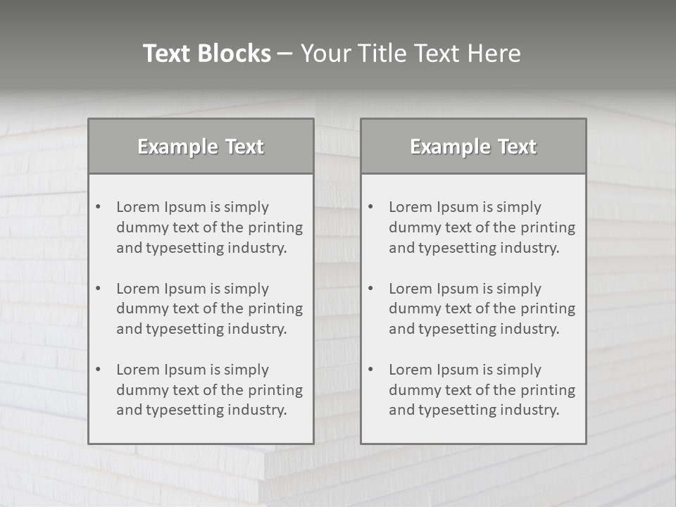 Dry Plaster Crack PowerPoint Template