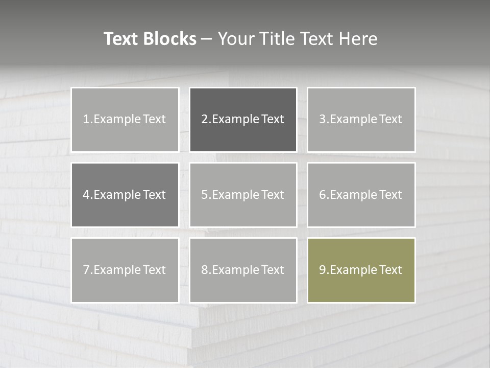 Dry Plaster Crack PowerPoint Template