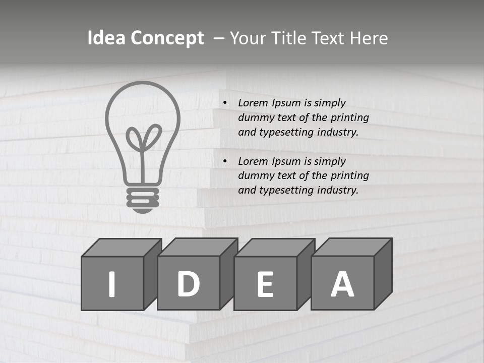 Dry Plaster Crack PowerPoint Template