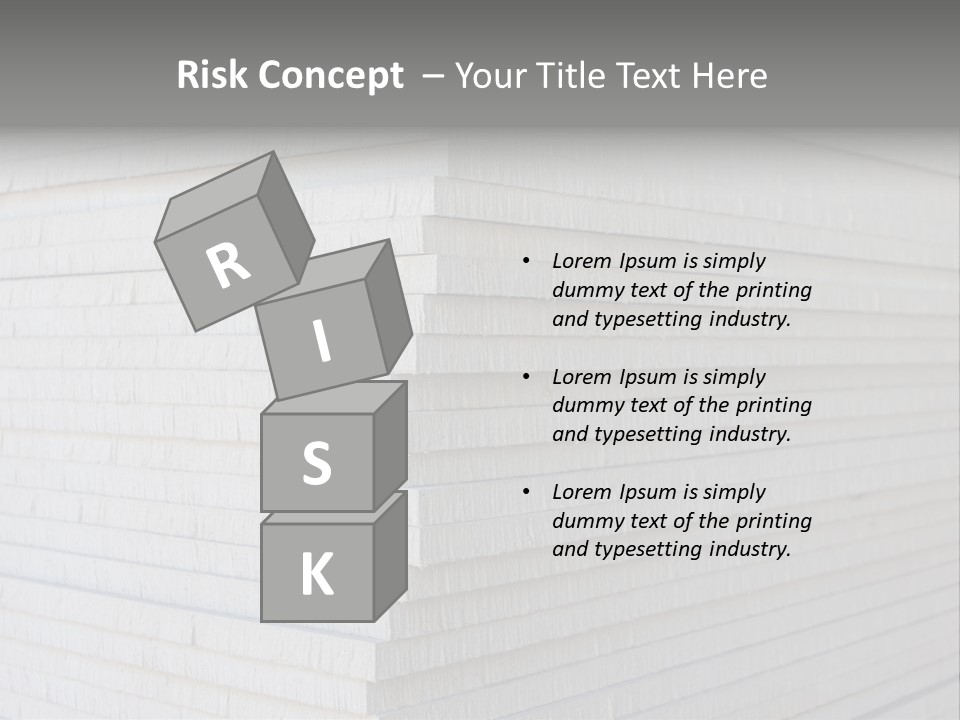 Dry Plaster Crack PowerPoint Template