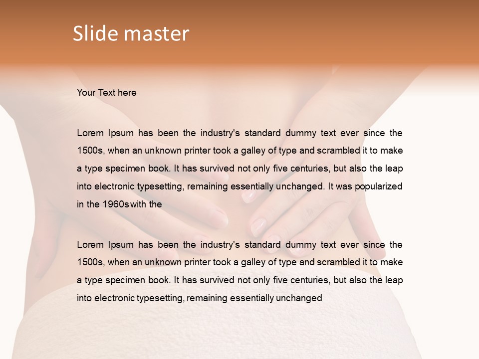 Treatment Health Spine PowerPoint Template