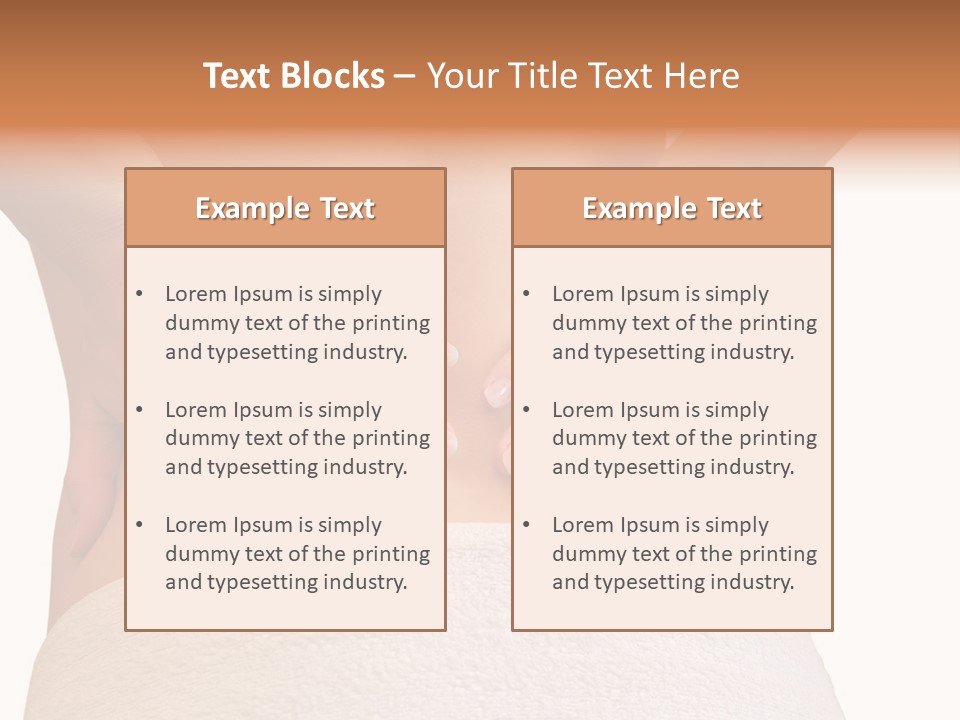 Treatment Health Spine PowerPoint Template