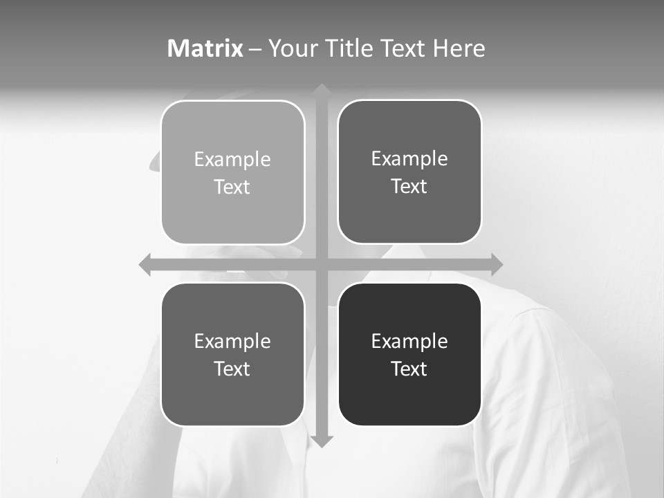 A Man In A Hat Is Smoking A Cigarette PowerPoint Template