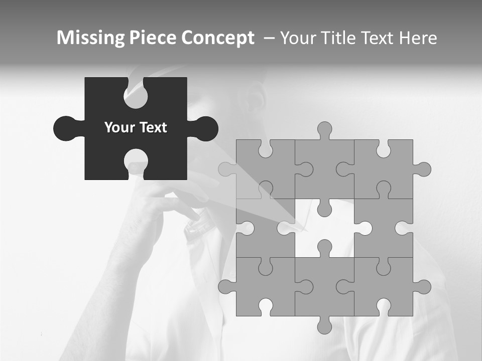 A Man In A Hat Is Smoking A Cigarette PowerPoint Template