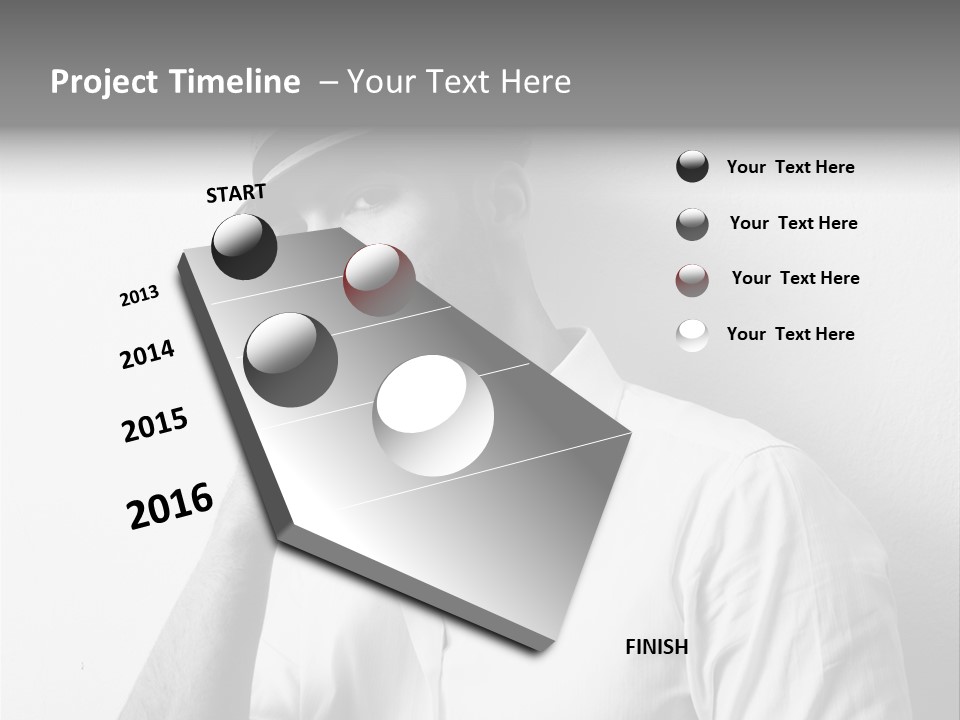 A Man In A Hat Is Smoking A Cigarette PowerPoint Template