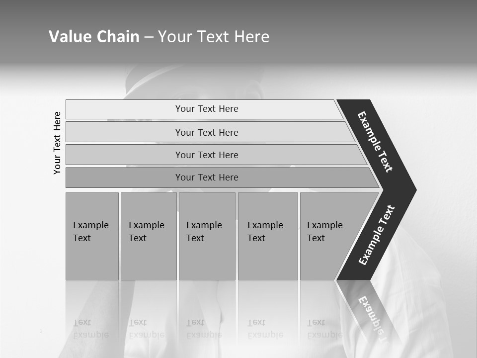 A Man In A Hat Is Smoking A Cigarette PowerPoint Template