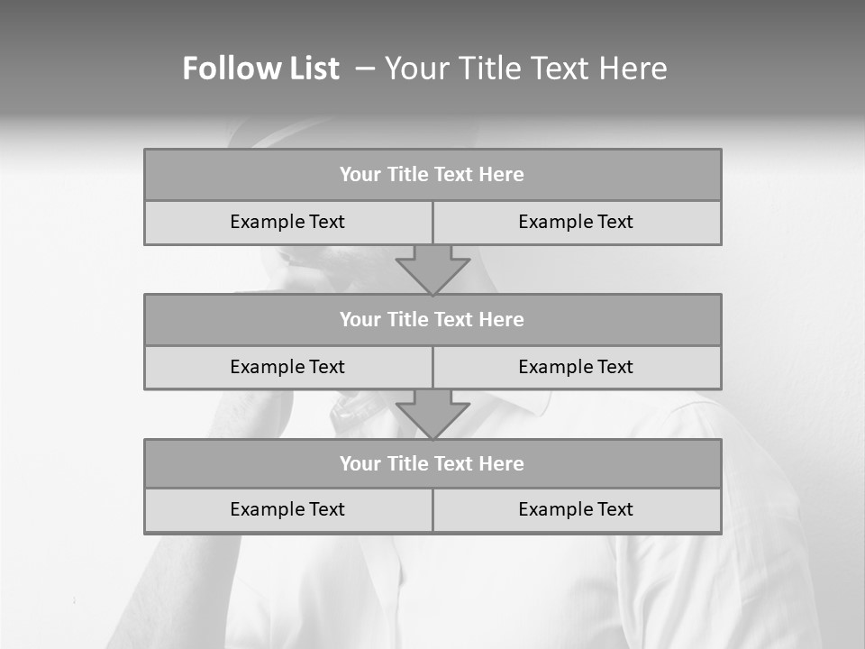 A Man In A Hat Is Smoking A Cigarette PowerPoint Template