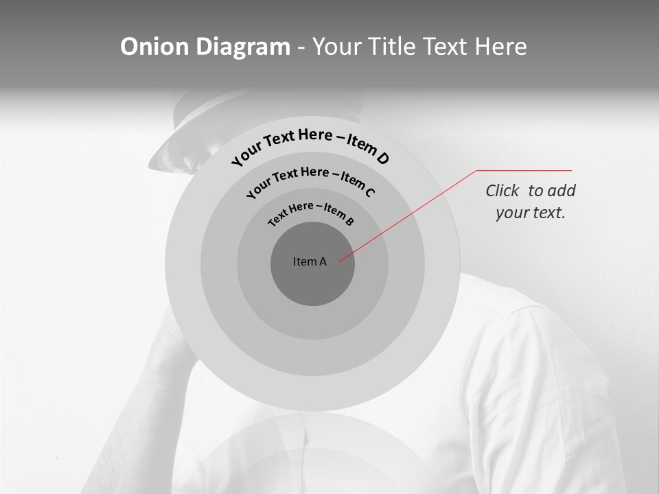 A Man In A Hat Is Smoking A Cigarette PowerPoint Template