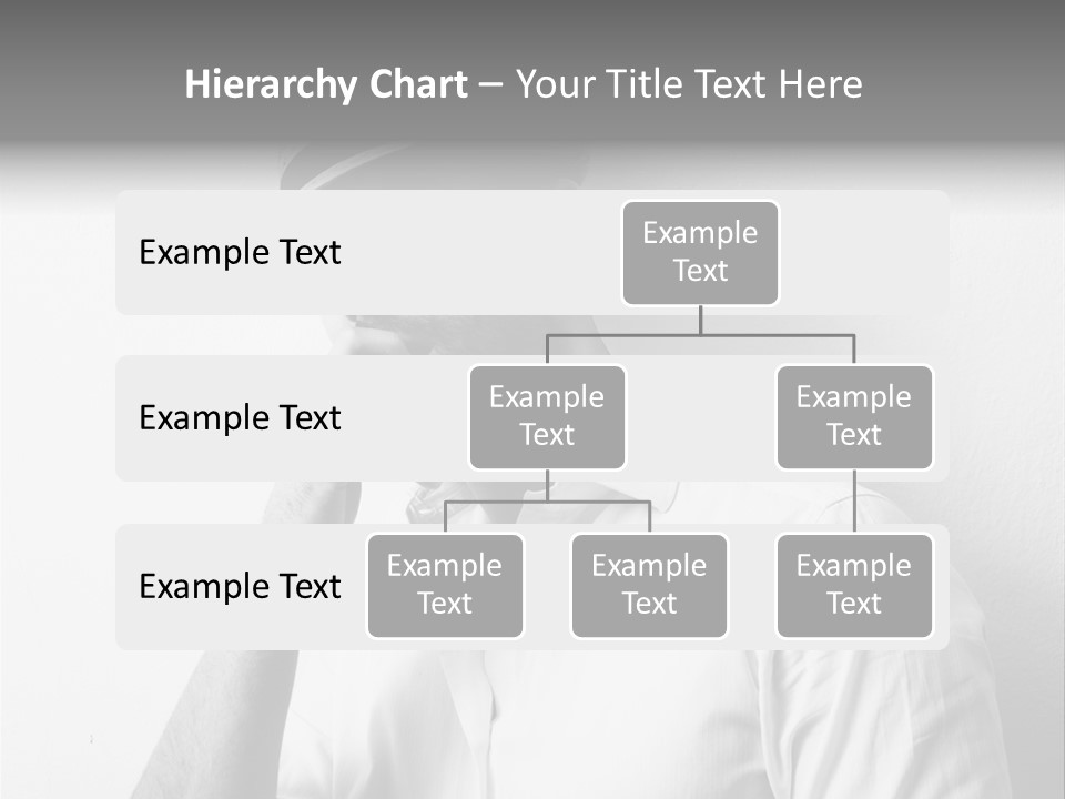A Man In A Hat Is Smoking A Cigarette PowerPoint Template