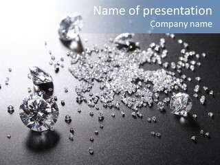 Precious Valuable Facet PowerPoint Template