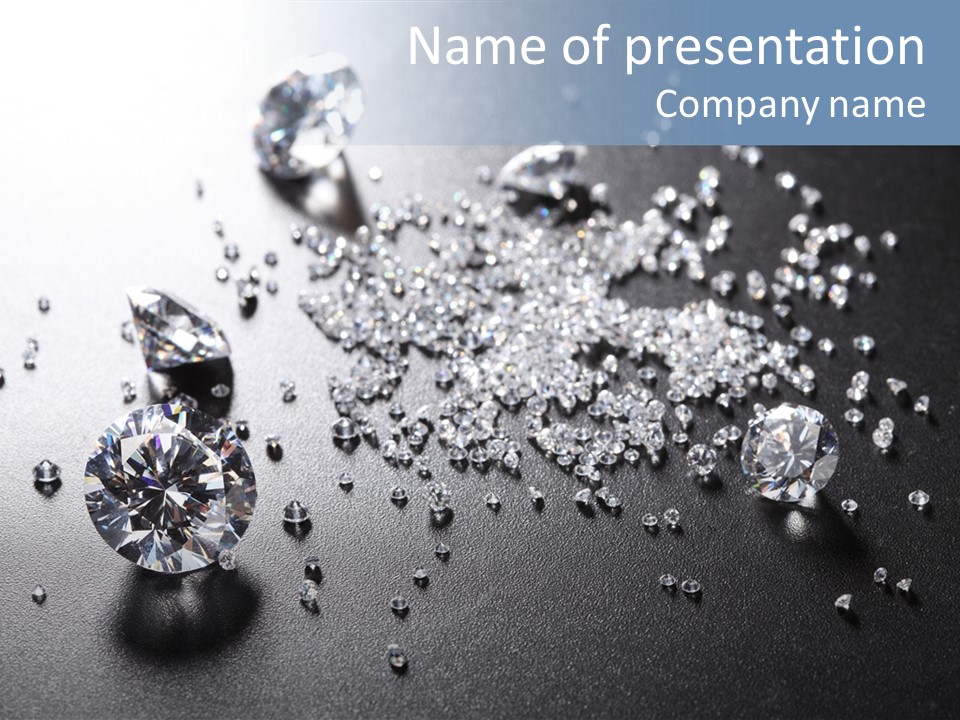 Precious Valuable Facet PowerPoint Template