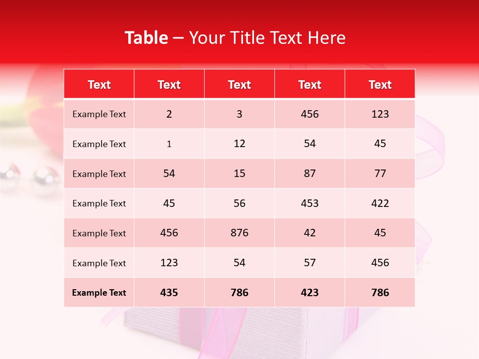 Detail Accessories Object PowerPoint Template