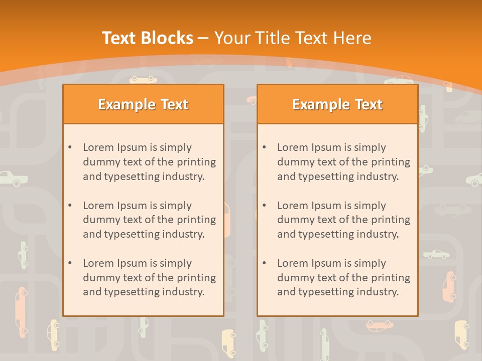 Business Construction Tile PowerPoint Template