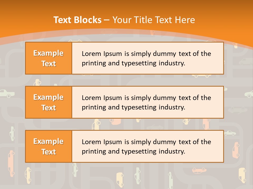 Business Construction Tile PowerPoint Template