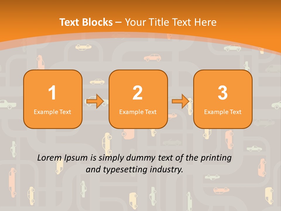 Business Construction Tile PowerPoint Template
