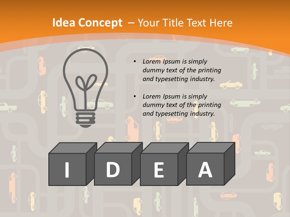 Business Construction Tile PowerPoint Template