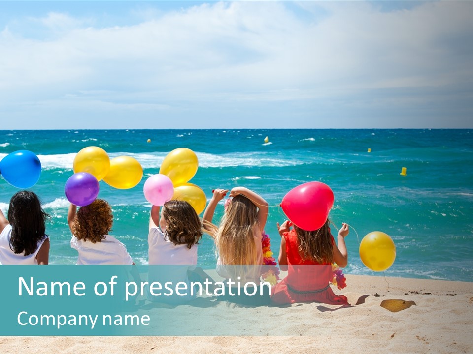 Expression Summertime Joyful PowerPoint Template