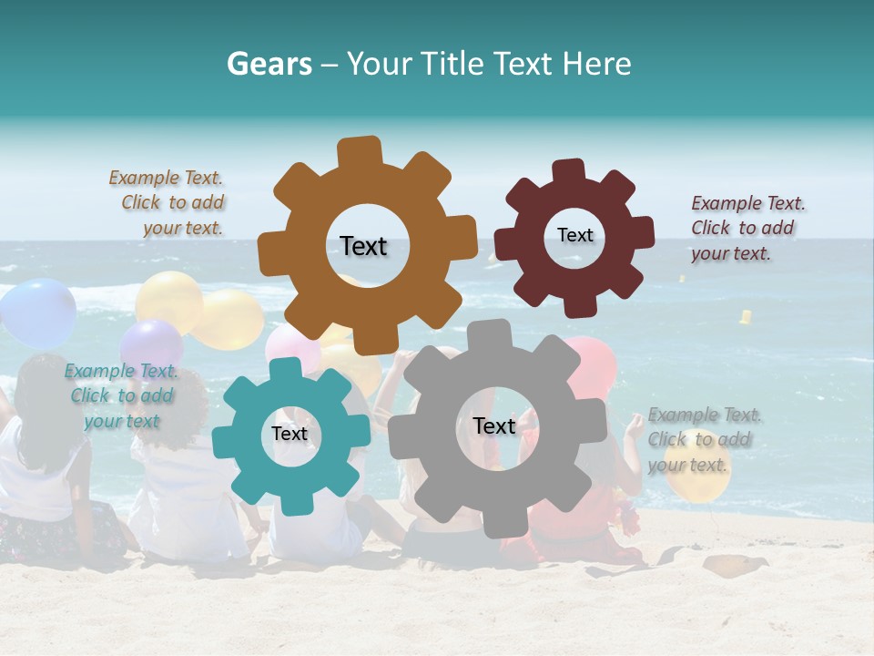 Expression Summertime Joyful PowerPoint Template