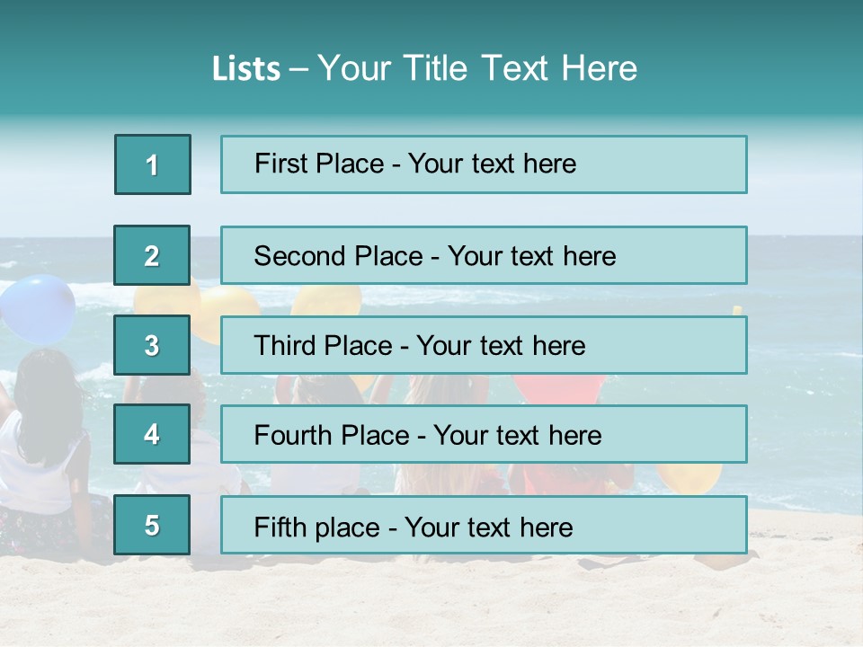 Expression Summertime Joyful PowerPoint Template