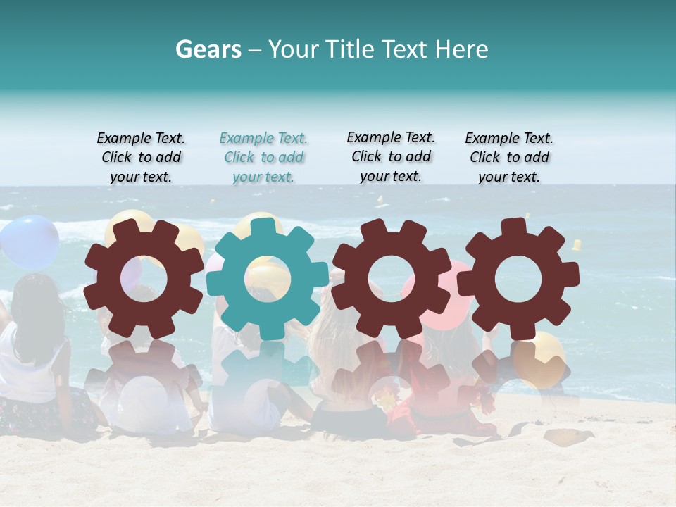 Expression Summertime Joyful PowerPoint Template