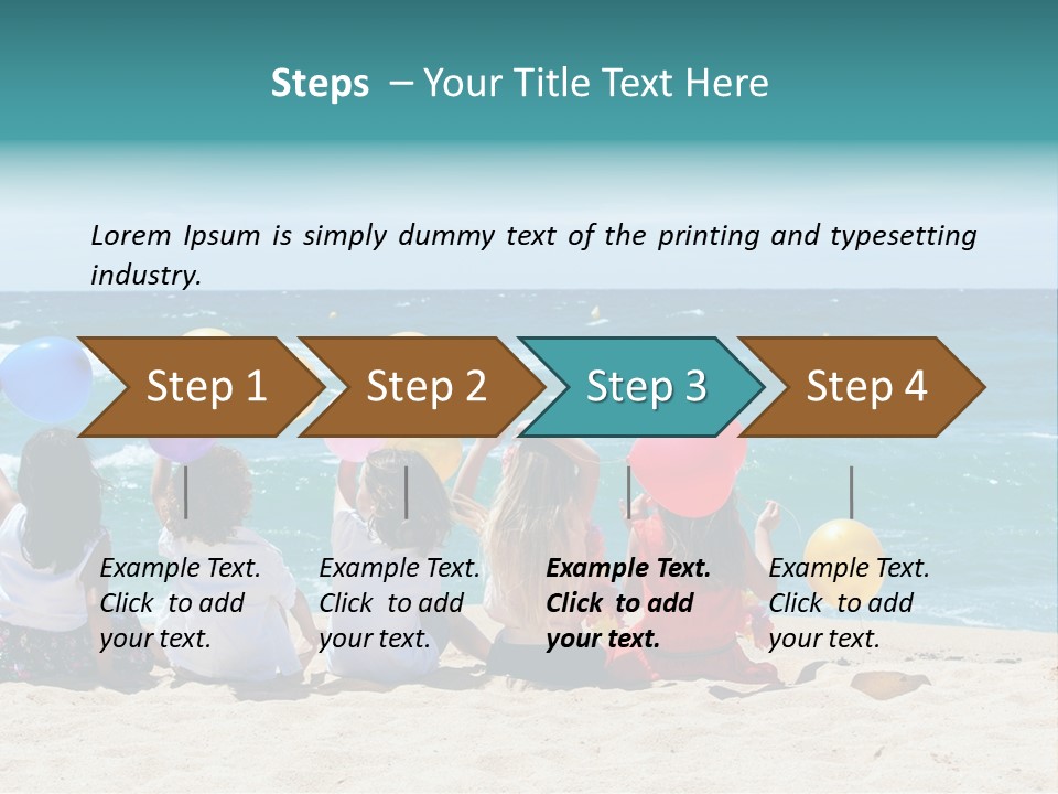 Expression Summertime Joyful PowerPoint Template