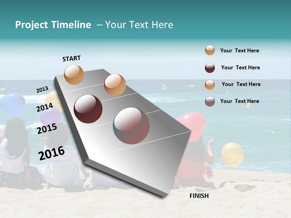 Expression Summertime Joyful PowerPoint Template