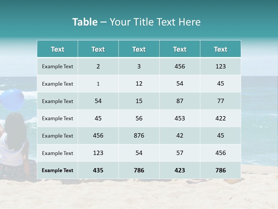 Expression Summertime Joyful PowerPoint Template