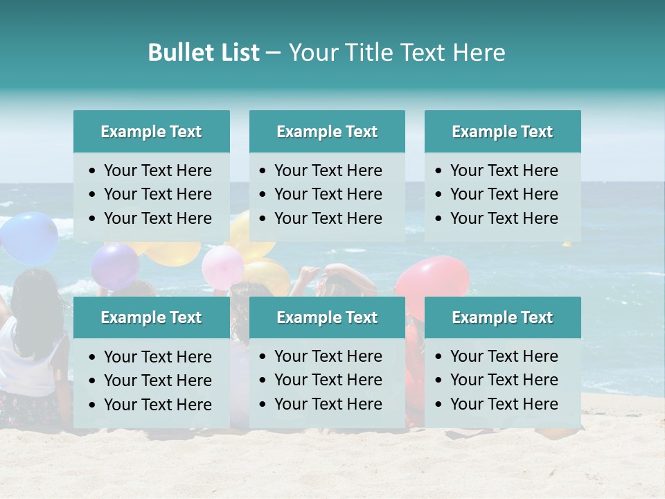 Expression Summertime Joyful PowerPoint Template