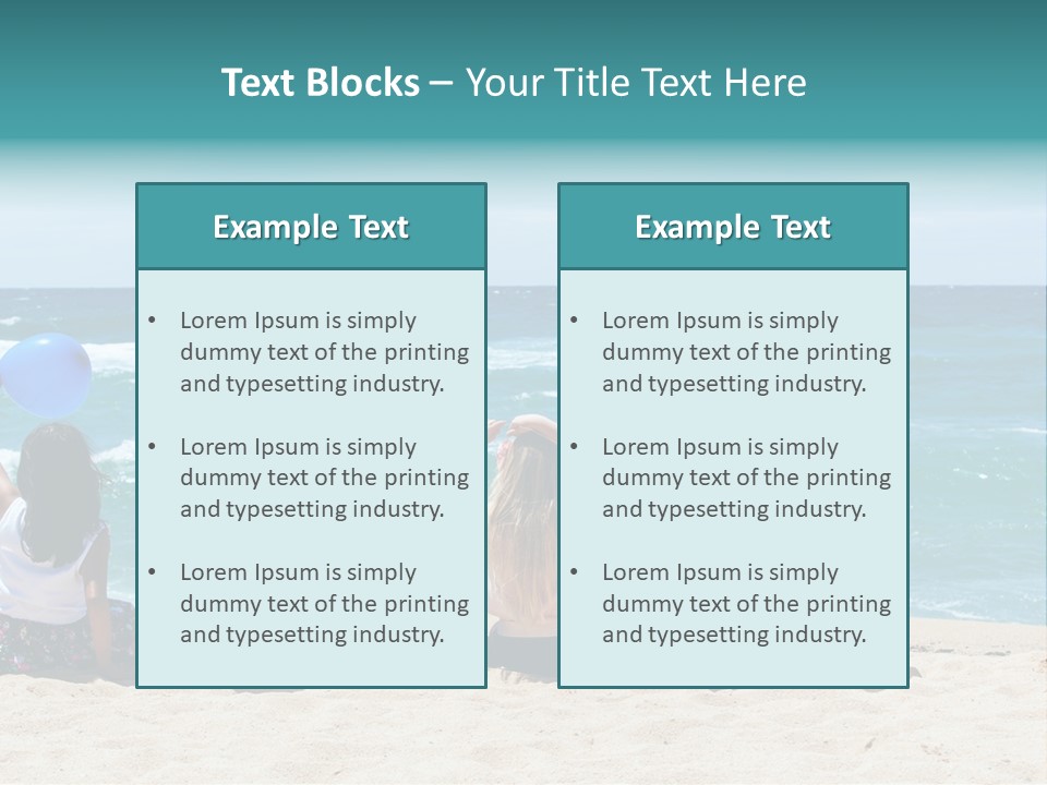 Expression Summertime Joyful PowerPoint Template
