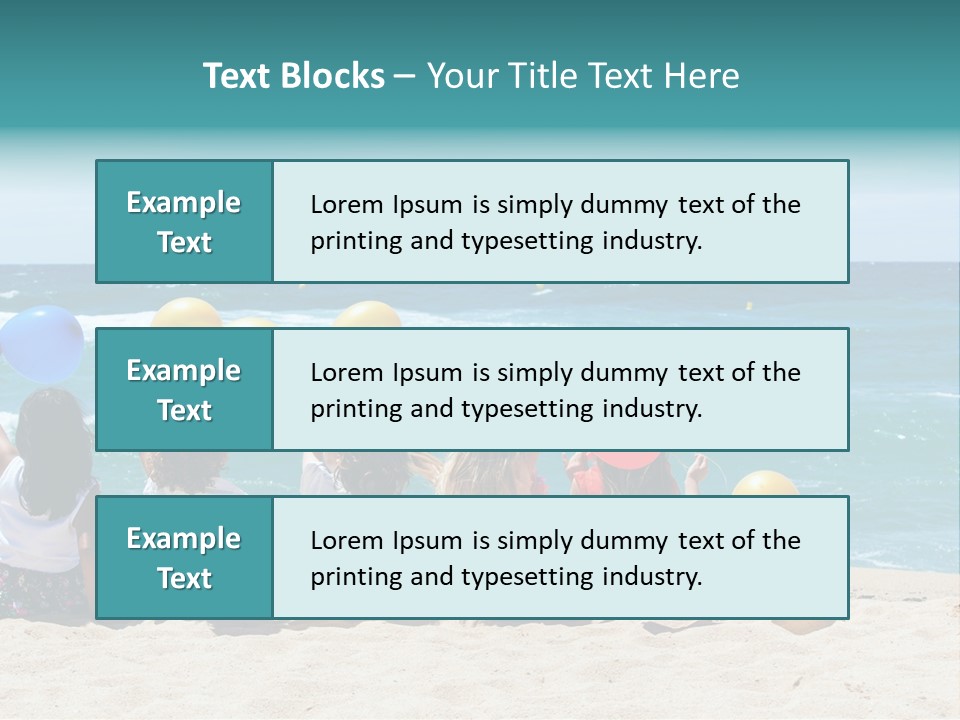 Expression Summertime Joyful PowerPoint Template