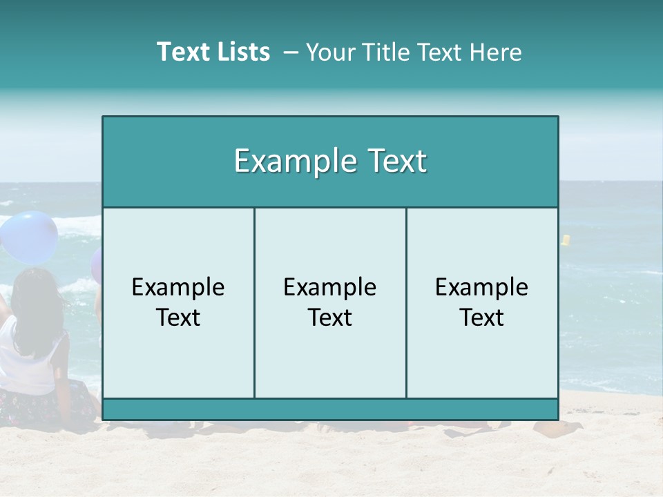 Expression Summertime Joyful PowerPoint Template