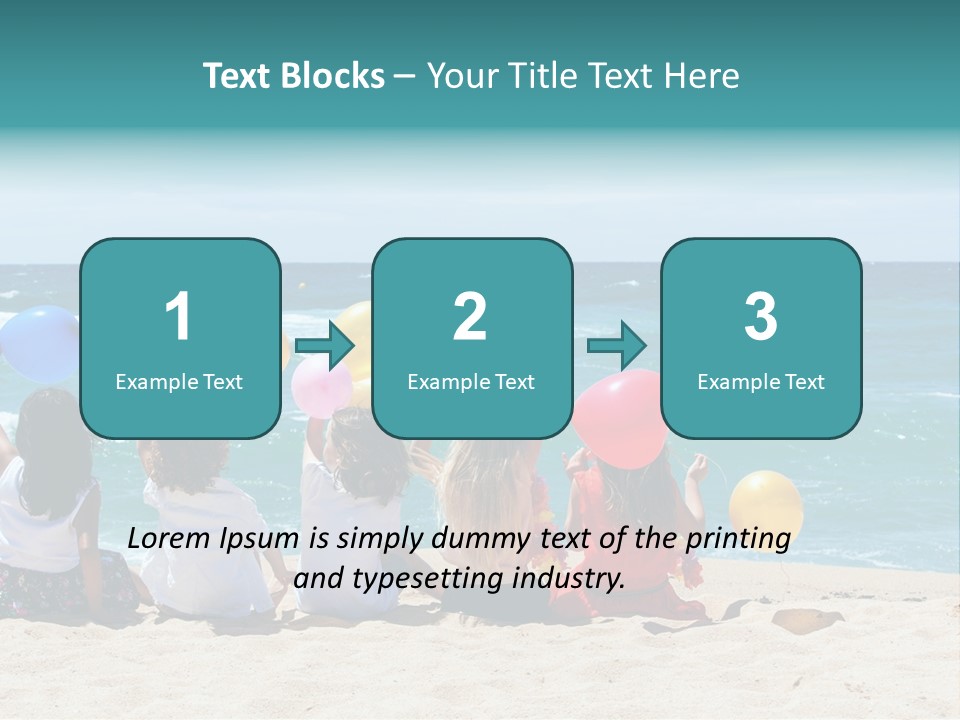 Expression Summertime Joyful PowerPoint Template
