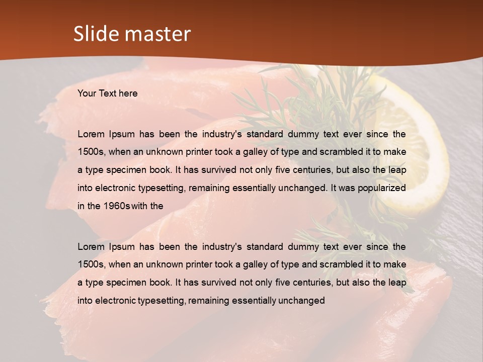 Fresh Delicacy Cut PowerPoint Template