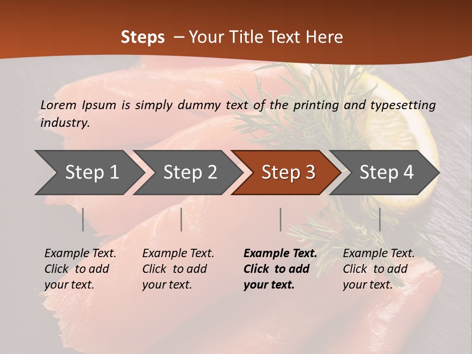 Fresh Delicacy Cut PowerPoint Template