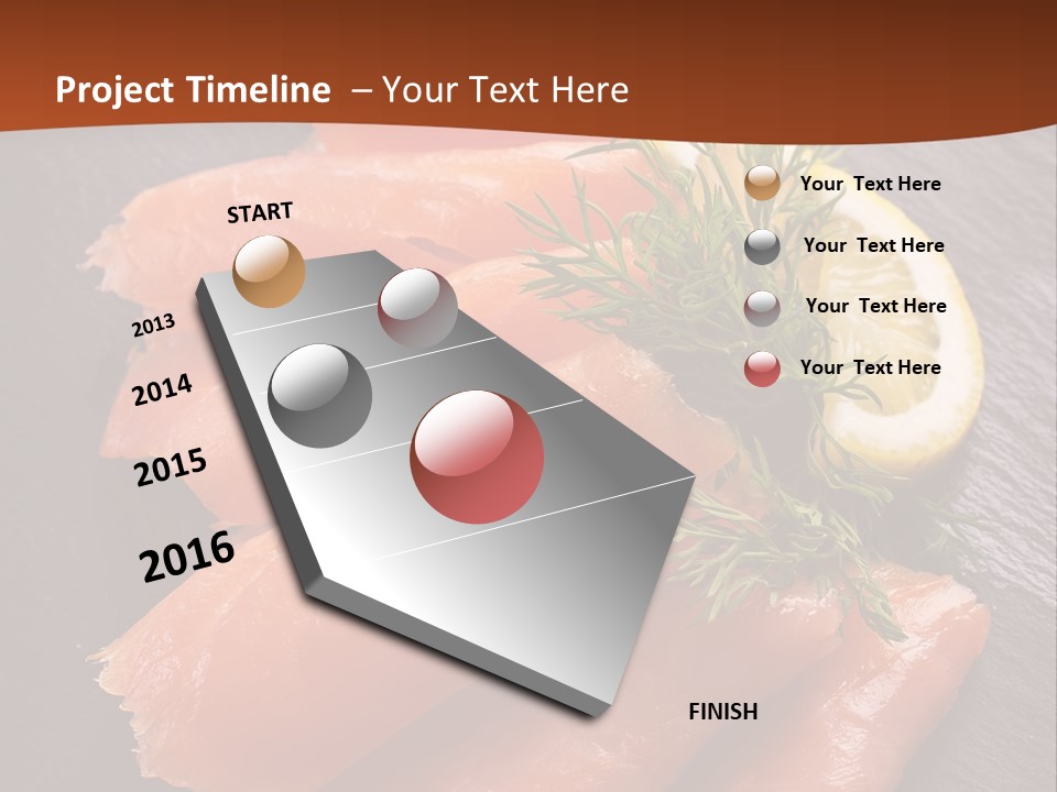 Fresh Delicacy Cut PowerPoint Template