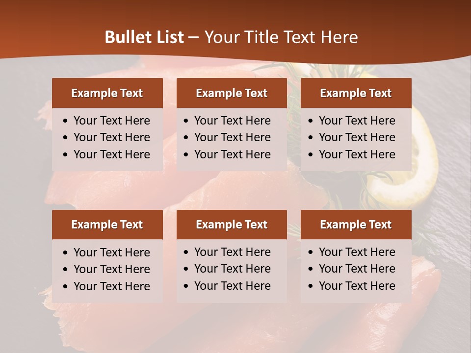 Fresh Delicacy Cut PowerPoint Template